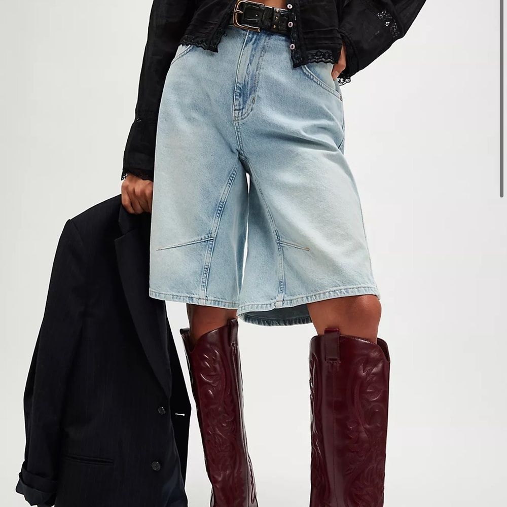 Jeffrey Campbell - Finn Tall Western Boots - Merlot